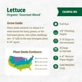 thumbnail image 4 of Back to the Roots Organic Mixed Lettuce 'Gourmet Blend', 1 Seed packet, 4 of 7