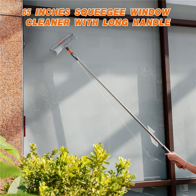 1pc Telescopic Windshield Window Wiper Squeegee Cleaner Squeegie Squeegy Car 48