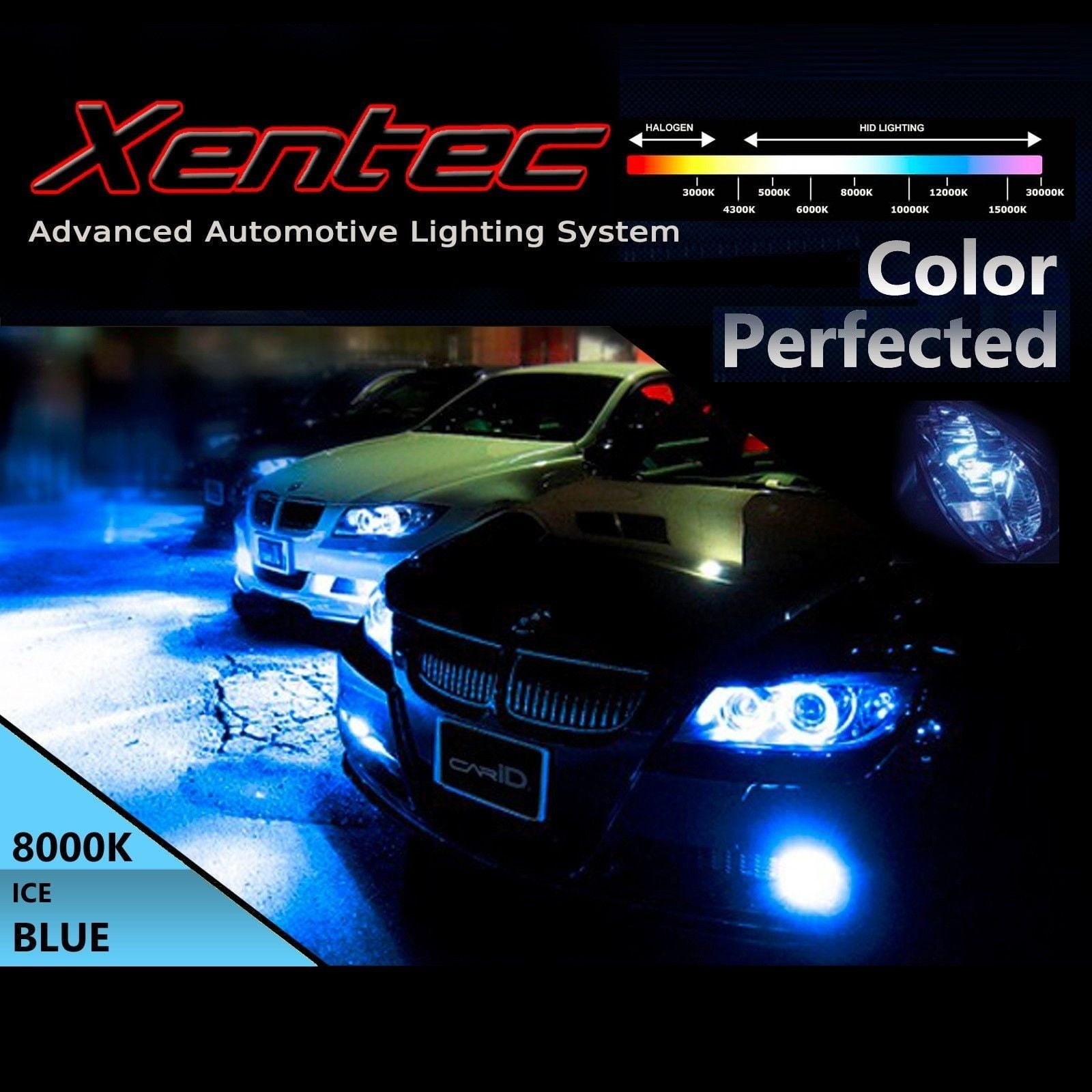 XENTEC LED HID Headlight kit 9006 White for 1998-2002 Chevrolet Camaro