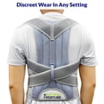 thumbnail image 5 of Corrector de postura natural para hombres y mujeres: soporte lumbar y enderezador de hombros. Brinda soporte y alivio para la zona lumbar. Ajustable, cómodo y fácil de usar., 5 of 5