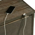 thumbnail image 3 of Picket House Furnishings Jack 2-Drawer Nightstand/USB Ports in Walnut Distressed, 3 of 11