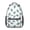 Football Silhouette Green, variant on Football Shadow Brown Pattern Backpack for School, Cute School Bag with Adjustable Shoulder Straps and Padded Back, 15.3"x11"x6.7"