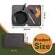 thumbnail image 2 of Tapete de Secado de Platos de Piedra: Tapete de Cocina Plegable Súper Absorbente y de Secado Rápido con Correas de Silicona para Protección de Platos, Secado Rápido, Gris Oscuro, 2 of 9