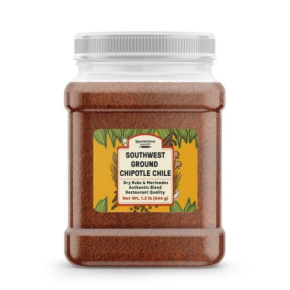 Unpretentious Southwest Ground Chipotle Chile, 4 Cups, Tex-Mex, Dry Rubs & Marinades, Rich Flavor