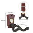 thumbnail image 3 of Gancho Soporte de pared para guitarra 2 en 1 con higrómetro Medidor de humedad Colgador de pared para guitarra Soporte para instrumentos de cuerda Colgador de gancho de pared sólido y resistente para Tomshoo  Gancho, 3 of 6