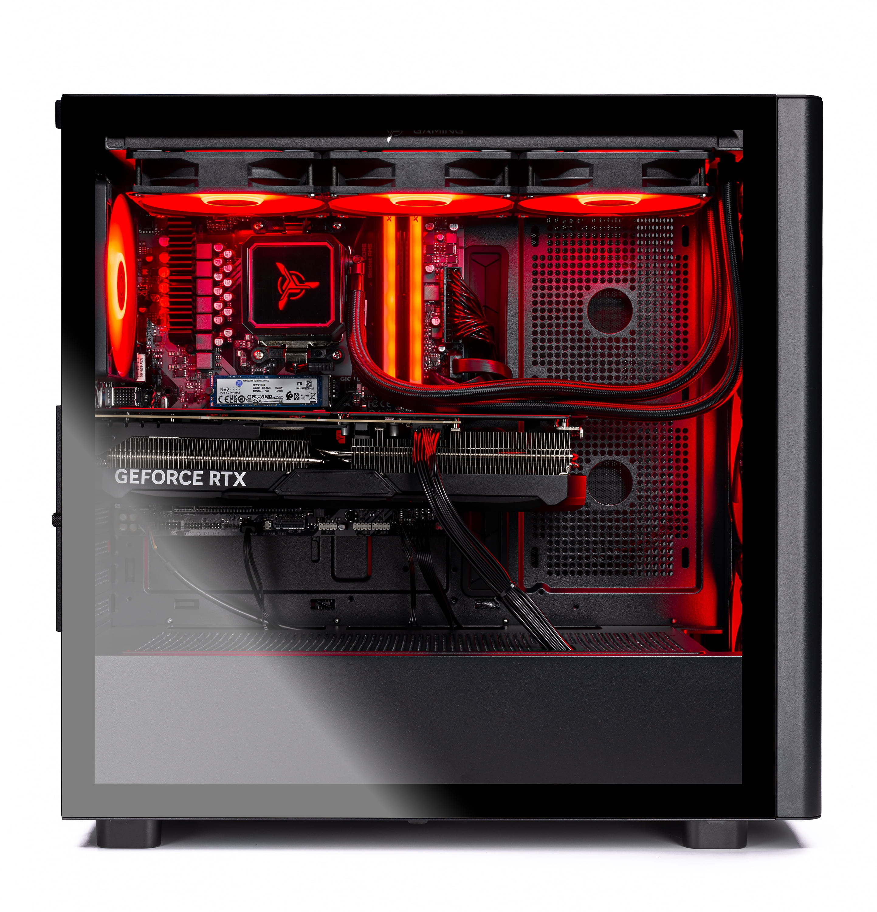 Skytech Gaming Chronos 3 Gaming PC, AMD Ryzen 9 9900X 4.4GHz, NVIDIA RTX 5070 Ti 16GB VRAM, X670 Board, 4TB Gen4 NVMe SSD, 64GB DDR5 RAM 5200, 850W GOLD ATX 3 PSU, 360 ARGB AIO , Wi-Fi, Win 11