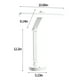 thumbnail image 3 of Lámpara de escritorio LED plegable con soporte para teléfono y soporte para bolígrafo | 3 temperaturas de color y atenuación continua | Protección ocular contra la luz azul para leer, estudiar y, 3 of 8