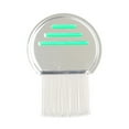 thumbnail image 2 of Stainless Steel Lice Comb for Safe Nit Removal, Metal Nit Comb with Rounded Teeth for Children and Adults, 2 of 7