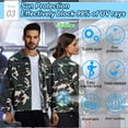 thumbnail image 4 of Cooling Fan Jacket for Men Women - Battery Powered 3 Speed Control Air Conditioned Shirt Cool Clothing for MS Hot Weather, 4 of 5