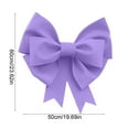 thumbnail image 2 of 20x24 Inch Large DIY Bowknot, Bow Decoration, Bow Hanging Decoration, For Weddings, Celebrations, Christmas (Purple), 2 of 6