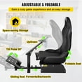 thumbnail image 3 of VEVOR Simulator Cockpit Steering Wheel Stand Racing Seat Gaming Chair For Logitech G29, 3 of 9