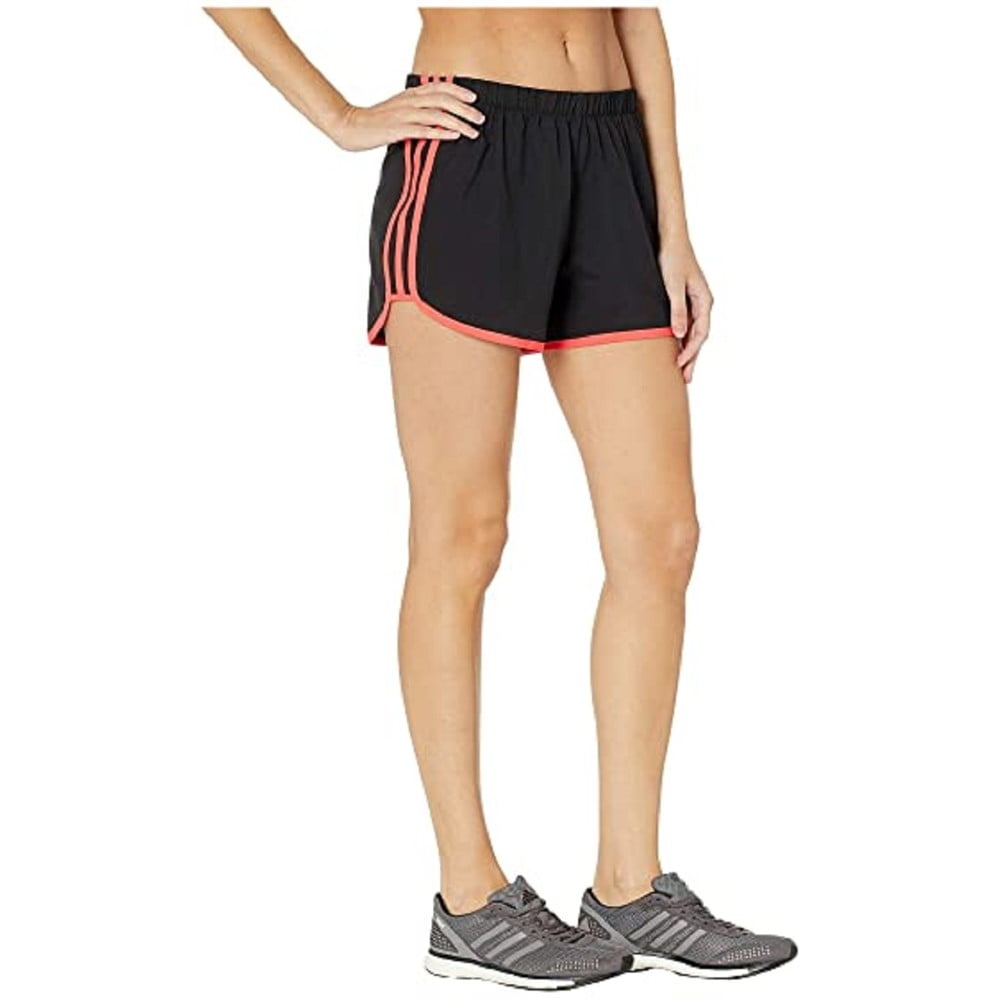 red adidas running shorts