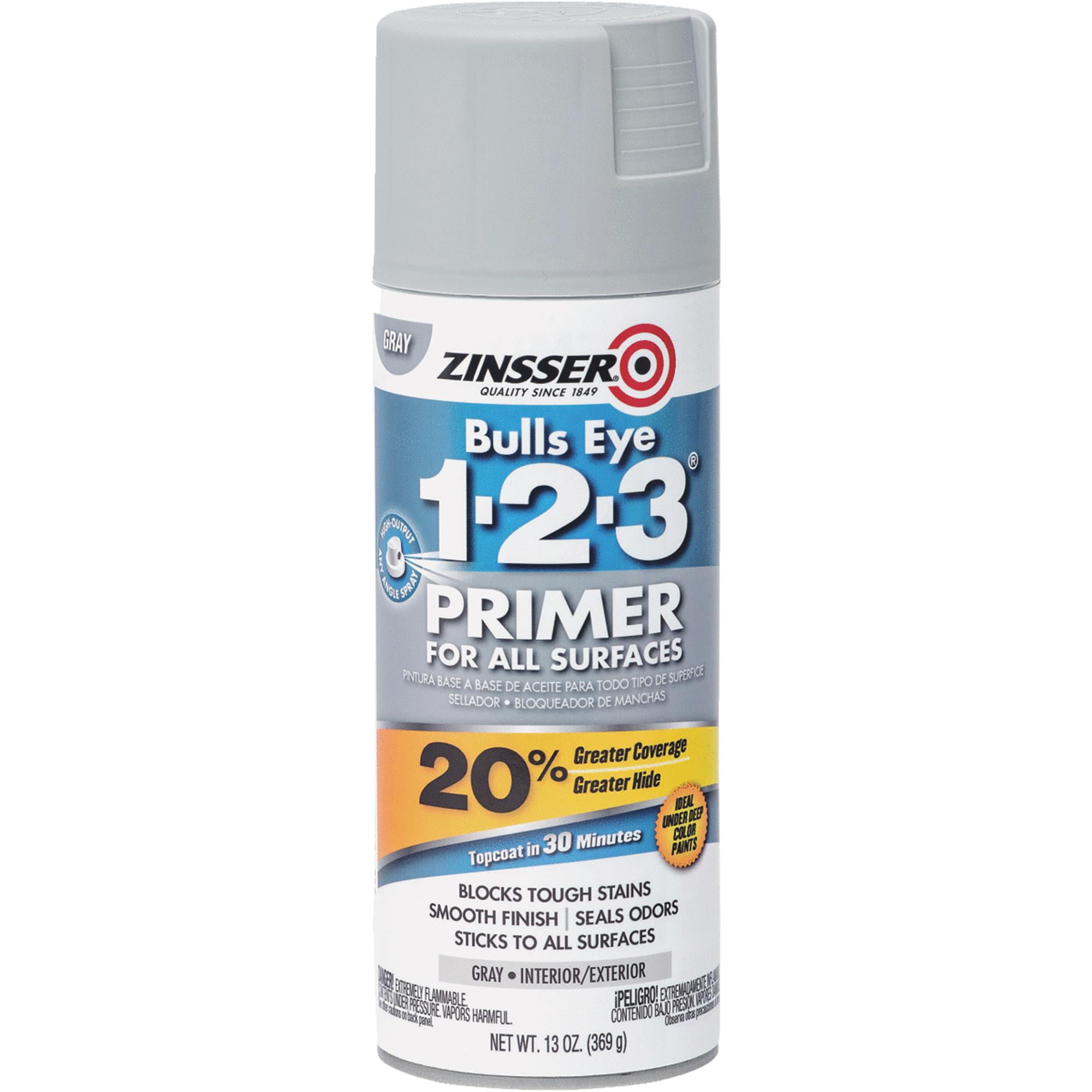 Zinsser Bulls Eye 123 Primer Spray, Gray