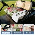 thumbnail image 4 of Flowers Theme 51" x 31" Golf Cart Bench Seat Cover, Compatible with EZGO TXT, Yamaha G29, Club Car DS & Similar Models, 4 of 8