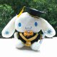 thumbnail image 1 of Anime Sanrio My Melody Kawaii Kuromi Hello Kitty Cinnamoroll, disfraz de Dr Hat, muñeco de peluche, regalos para niños, 1 of 4
