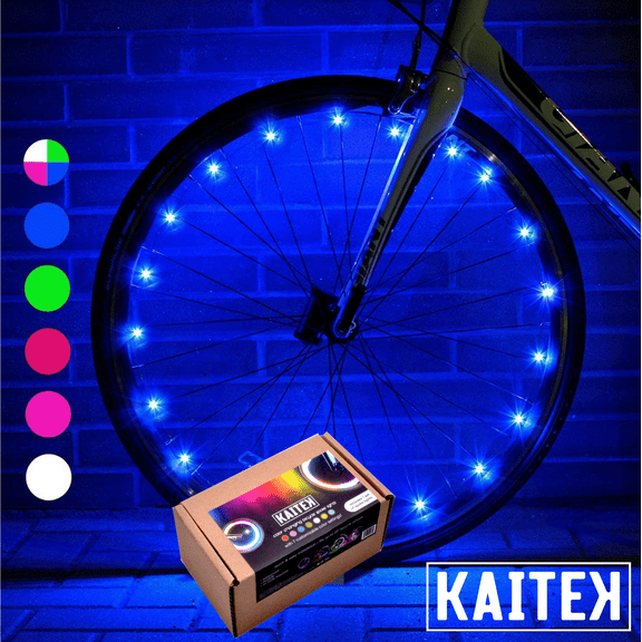IFRENCHIE LED Bicycle Wheel Accessory Light for 1 Wheel, Colour-Changing