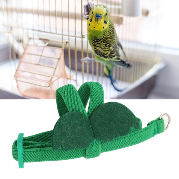 Arnés Para Pájaros, Cuerda De Tracción, Arnés Para Loros, Correa Ajustable, Fácil De Usar, Elástico Ergonómico Con Lindas Alas Para Loros