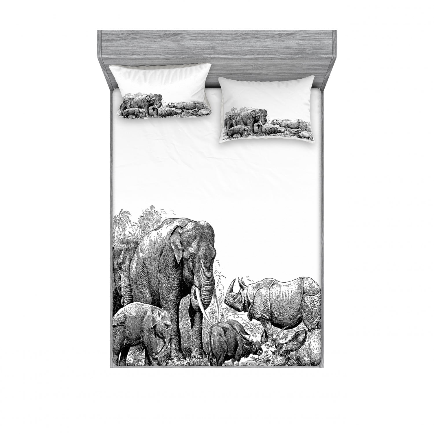 walmart elephant bedding