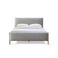 thumbnail image 6 of Omax Decor Liana Upholstered Platform Queen Bed in Gray Boucle Fabric, 6 of 8