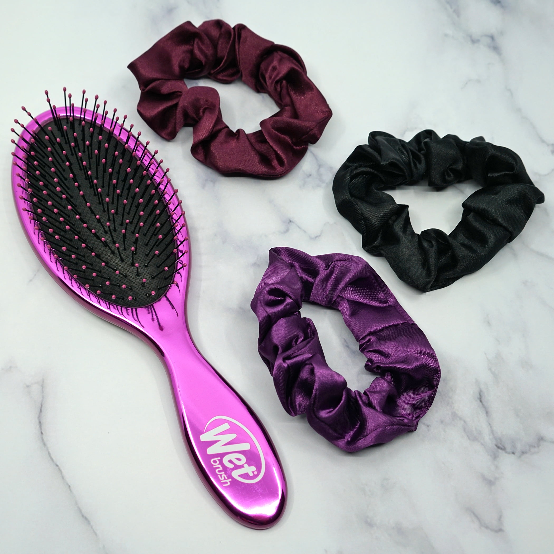 Wet Brush Wild Botanical Scrunchie Kit Hair Brushes, Multicolor