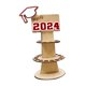 thumbnail image 3 of Soporte para regalo de dinero de graduación BLESIY 2024 Sombrero blanco, 3 of 8