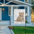 thumbnail image 7 of SKYSONIC British Kitten Isolated on White Double Side Print Garden House Sports Flag 12x18 in Polyester Decorative Flag Banner for Outside House Flowerpot, 7 of 7