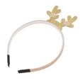 thumbnail image 4 of venado cuerno pelo aro fiesta de navidad bling accesorios para el cabello de oro Sunnimix Navidad niños aro de pelo, 4 of 8