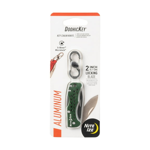 Nite Ize DoohicKey Key Chain Knife Green