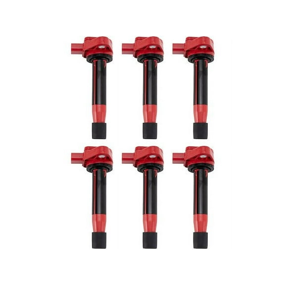Ignition Coil Set 6 Piece - Compatible with 1999 - 2010 Honda Odyssey 3.5L V6 VTEC 2000 2001 2002 2003 2004 2005 2006 2007 2008 2009