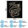 thumbnail image 2 of Golden Dragon Illustration(1) (2) Dishwasher Magnet Cover Decorative Sticker for Home Cabinet Kitchen 23" x26", 2 of 5