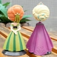 thumbnail image 4 of Disney Frozen Elsa Anna Princess Figures PVC Model Doll Action Collection Figurine Toy model for children gift, 4 of 5