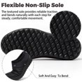 thumbnail image 6 of Knivor Unisex Scuff Slippers for Women Men Puffy Padded Upper Fleece Lined Water‑Resistant Winter House Shoes Non‑Slip Indoor Outdoor Slip‑On Slippers, 6 of 10