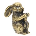 thumbnail image 5 of Vintage Style Zinc Alloy Rabbit Incense Burner with Antique Finish Elegant Bunny Decor Incense Holder for Home Meditation Yoga Stable Design, 5 of 5
