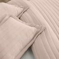 thumbnail image 5 of Great Bay Home Channel Stitch Modern Ribbed Reversible Quilt Set With Shams  (Full / Queen, Rose Clay), 5 of 6