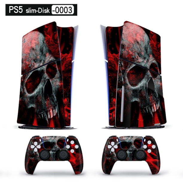 Skin Adhésive GamesMonkey Pour PS5 – Film Vinyle Effet Bois Naturel – Neuf