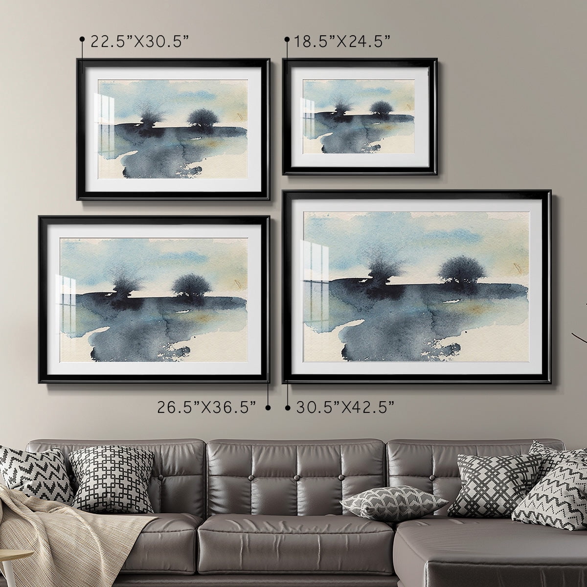 Upheval I Premium Framed Print - Ready to Hang