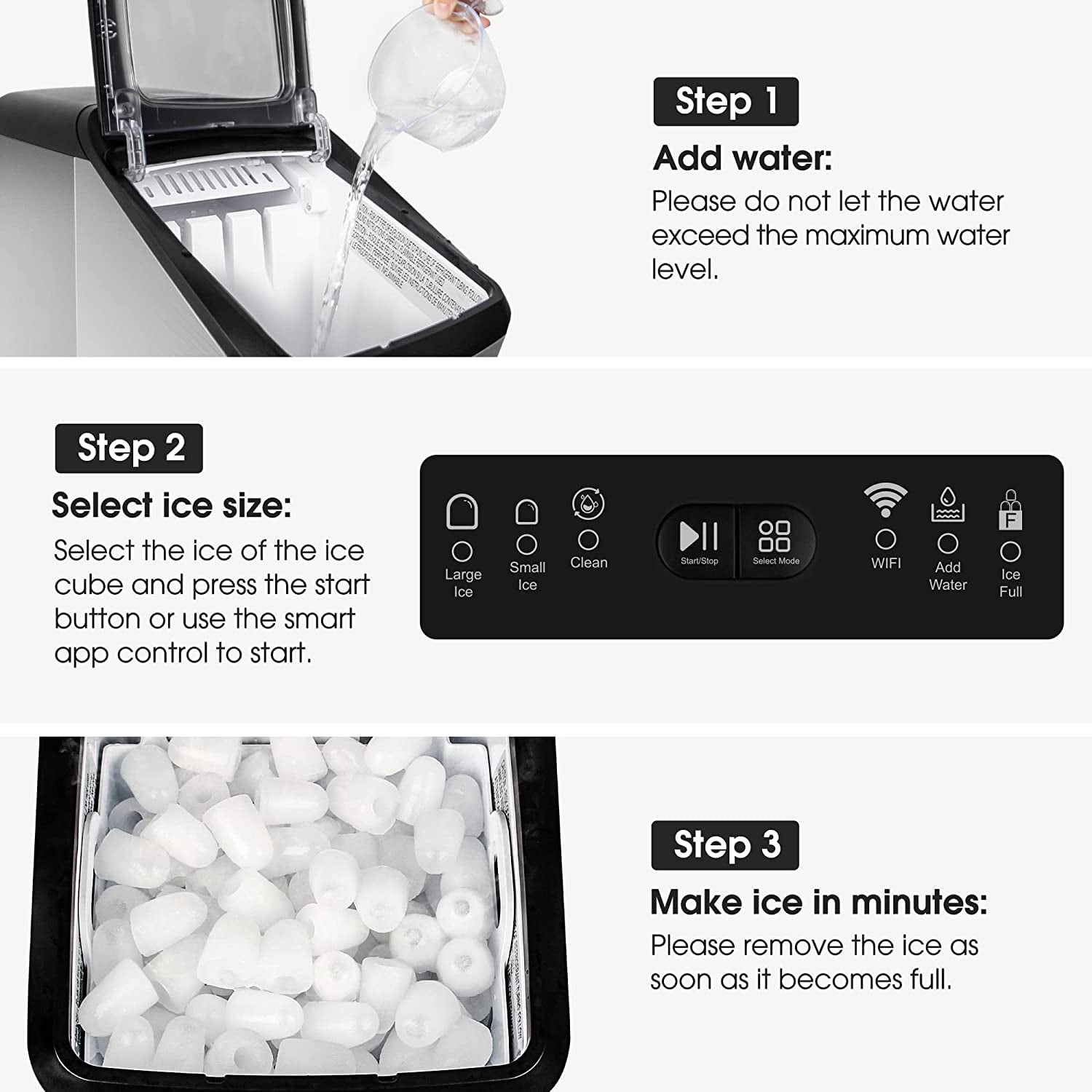 This ice maker is a timesaver! #icemaker #icemakermachine #crownful #c, ice  maker machine