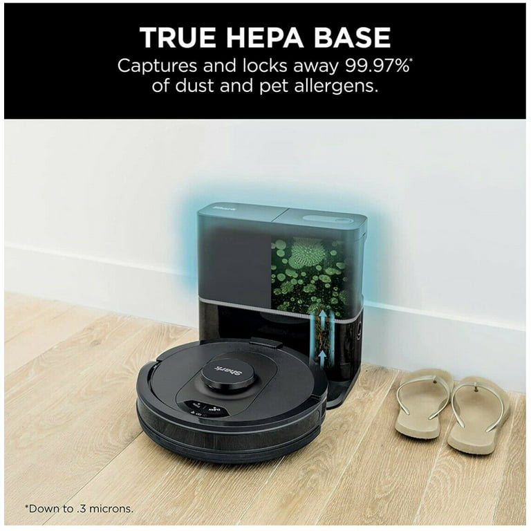 Shark Detect Pro Self-Empty Robot Vacuum with NeverStuck Technology, Auto  Deep-Clean Carpets & Hardfloors, 30 Day Capacity HEPA Bagless Base, for Pet