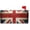 British Flag, variant on Summer Flip Flop Mailbox Cover Magnetic Standard Size Peace Love Mailbox Covers Letter Post Box Cover Wrap Decoration Welcome Home Garden Outdoor 21" Lx 18" W