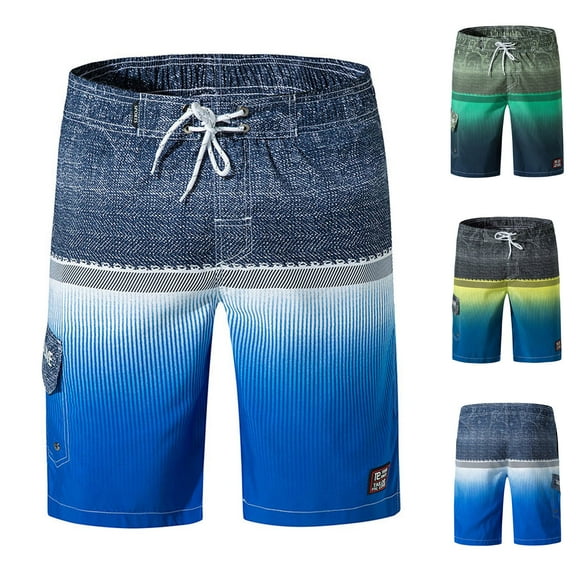 guisaled Swimming Trunks for Men Slim Fit Swim Shorts Swim Trunks 5 Inch Drawstring Elastic Waisted Quick Dry Beach Shorts