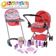 thumbnail image 1 of Hauck 17 Piece Baby Doll Set with Folding Pram High Chair, 1 of 5