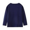 thumbnail image 5 of Bjutir Boys Tops Toddler Little Kids Girls Luminous Animals Long Sleeve Shirt Tees Clothes Long Sleeve Crew Neck Cute Print Boy Shirts,Dark Blue,7-8 Years, 5 of 6