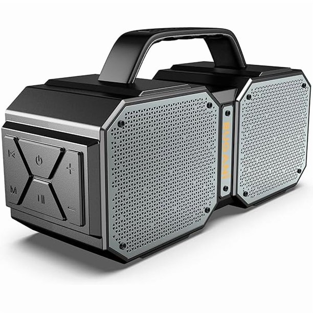 wonima11 Bluetooth Speakers, M83 50W Waterproof Wireless Portable Outdoor Speaker, Bluetooth 5.0 Wireless Stereo Pairing, Rich Bass, 24 Hours Play time, Power Bank, Suitable for Party, Outdoor