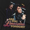 thumbnail image 2 of Elvis Presley T-Shirt Are You Lonesome Unisex Graphic Tee For Men & Women, 2 of 7
