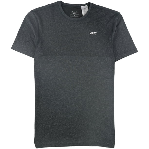 Reebok Mens MYOKNIT Mesh Basic T-Shirt, Grey, Large 