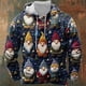 thumbnail image 5 of Sudadera con capucha para hombre con estampado 3D de árbol de Navidad y Papá Noel de finales de 2023, sudadera con capucha extragrande para ocio festivo, 5 of 5