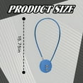 thumbnail image 2 of MELIVO Bike Lock,15.75" Bike Lock For Kids,Cable Bicycle Lock Cable Lock,Blue, 2 of 7