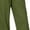 Green, variant on Linen Blend Wide Leg Pants Gingham Check Cuffed Hem Cropped Trousers Elastic Waist Casual Pants for Women