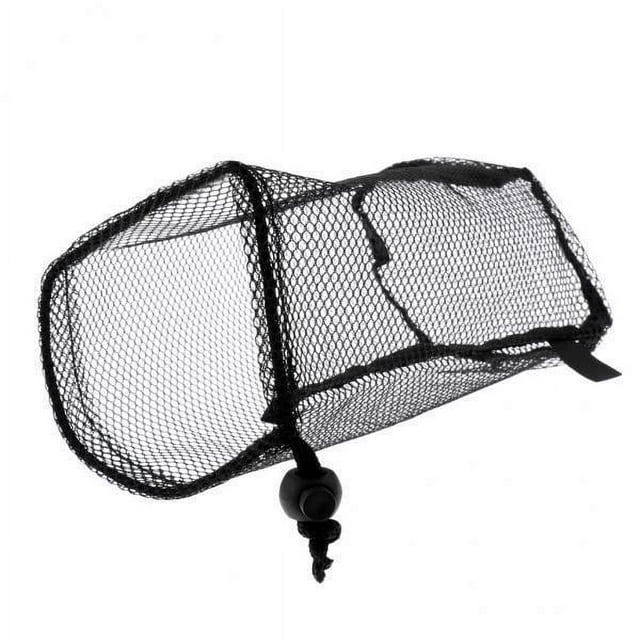 Almencla Golf Ball Tennis Balls Organizer Bag - Sleek Black Design 6 Pcs
