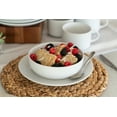 thumbnail image 5 of 10 Strawberry Street Wazee Matte 16 Pieces Coupe Dinnerware Set, White, 5 of 8